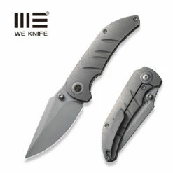 WEKNIFE Riff-Raff Thumb Stud Knife Titanium Handle (3.12" CPM 20CV Blade) WE22020B-3