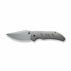 WEKNIFE Riff-Raff Thumb Stud Knife Titanium Handle (3.12" CPM 20CV Blade) WE22020B-3 -WE KNIFE Sales weknife riff raff thumb stud knife gray titanium handle 312 gray stonewashed cpm 20cv blade we22020b 3 968363