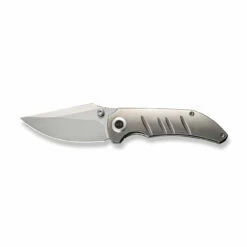 WEKNIFE Riff-Raff Thumb Stud Knife Titanium Handle (3.12" CPM 20CV Blade) WE22020B-4 -WE KNIFE Sales weknife riff raff thumb stud knife polished bead blasted titanium handle 312 polished bead blasted cpm 20cv blade we22020b 4 680166