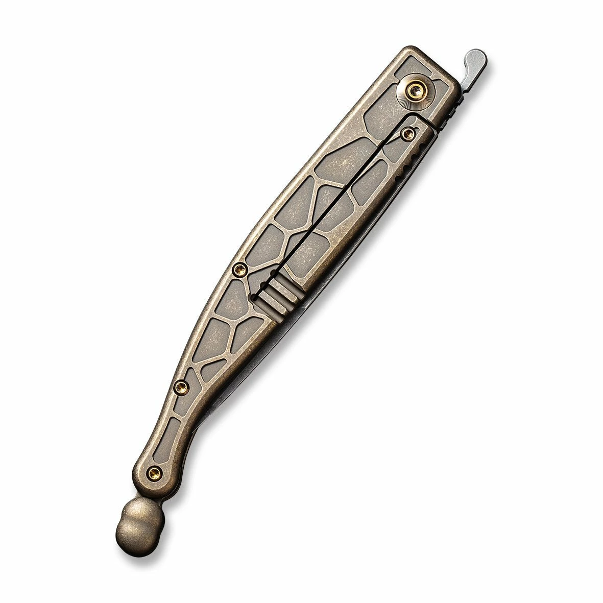 WEKNIFE Roman Front Flipper Knife Titanium Handle(3.95" CPM S35VN Blade) 2008A 8 WEKNIFE Roman Front Flipper Knife Titanium Handle(3.95" CPM S35VN Blade) 2008A - Image 6