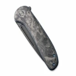 WEKNIFE Saakshi Flipper Knife Carbon Fiber Handle (3.30" CPM 20CV Blade) WE20020C-2 -WE KNIFE Sales weknife saakshi flipper knife carbon fiber handle 330 cpm 20cv blade we20020c 2 312670