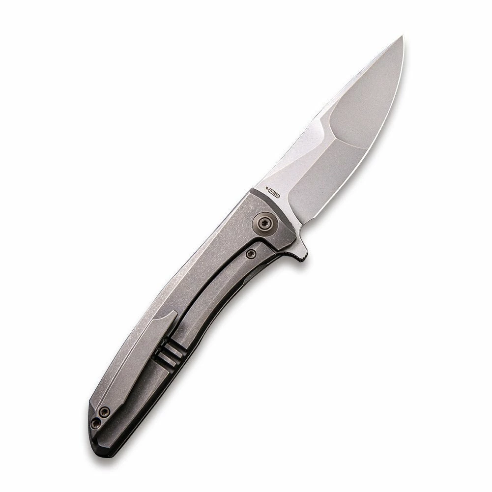 WEKNIFE Scoppio Flipper Knife Titanium Handle (3.63" CPM 20CV Blade) 923B 4 WEKNIFE Scoppio Flipper Knife Titanium Handle (3.63" CPM 20CV Blade) 923B - Image 2