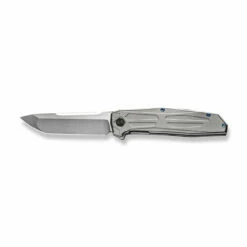 WEKNIFE Shadowfire Flipper Knife Titanium Handle (3.97" CPM 20CV Blade) WE22035-2 -WE KNIFE Sales weknife shadowfire flipper knife gray titanium handle 397 hand polished satin cpm 20cv blade we22035 2 332596