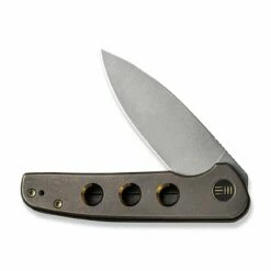 WEKNIFE Shakan Flipper Knife Titanium Handle (2.97" CPM 20CV Blade) WE20052B-2 -WE KNIFE Sales weknife shakan flipper knife titanium handle 297 cpm 20cv blade we20052b 2 223566