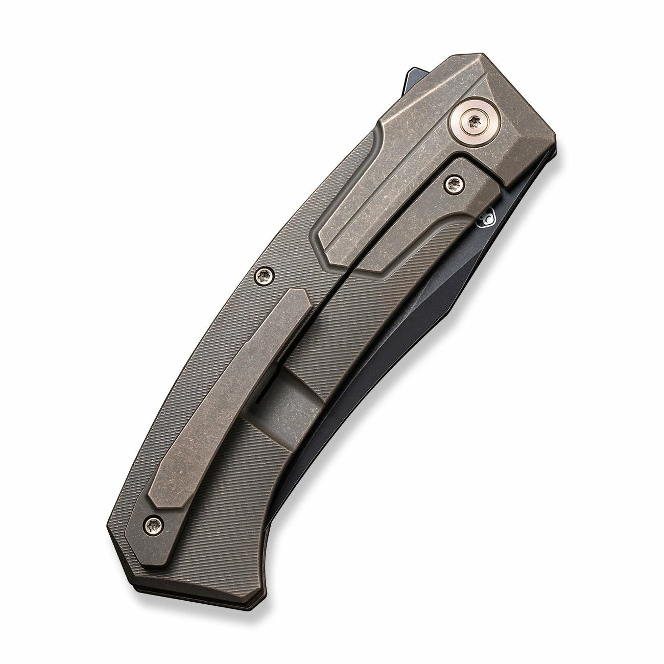 WEKNIFE Shuddan Flipper Knife Titanium Handle (3.48" CPM 20CV Blade) WE21015-3 9 WEKNIFE Shuddan Flipper Knife Titanium Handle (3.48" CPM 20CV Blade) WE21015-3 - Image 7