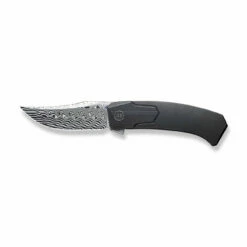 WEKNIFE Shuddan Flipper Knife Titanium Handle (3.48" Hakkapella Damasteel Blade) WE21015-DS1 -WE KNIFE Sales weknife shuddan flipper knife titanium handle 348 hakkapella damasteel blade we21015 ds1 775237