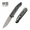 WEKNIFE Smooth Sentinel Flipper Knife Titanium Handle With Marble Carbon Fiber Inlay (2.97" CPM 20CV Blade) WE20043-1 -WE KNIFE Sales weknife smooth sentinel flipper knife titanium handle with marble carbon fiber inlay 297 cpm 20cv blade we20043 1 761774