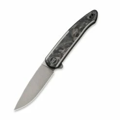 WEKNIFE Smooth Sentinel Flipper Knife Titanium Handle With Marble Carbon Fiber Inlay (2.97" CPM 20CV Blade) WE20043-1 -WE KNIFE Sales weknife smooth sentinel flipper knife titanium handle with marble carbon fiber inlay 297 cpm 20cv blade we20043 1 895611