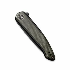 WEKNIFE Smooth Sentinel Flipper Knife Titanium Handle With Micarta Inlay (2.97" CPM 20CV Blade) WE20043-4 -WE KNIFE Sales weknife smooth sentinel flipper knife titanium handle with micarta inlay 297 cpm 20cv blade we20043 4 258266