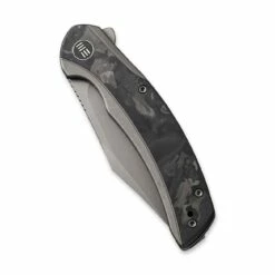 WEKNIFE Snick Flipper Knife Titanium Handle With Carbon Fiber Inlay (3.47" CPM 20CV Blade) WE19022F-2 -WE KNIFE Sales weknife snick flipper knife titanium handle with carbon fiber inlay 347 cpm 20cv blade we19022f 2 629553