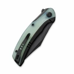 WEKNIFE Snick Flipper Knife Titanium Handle With G10 Inlay (3.47" CPM 20CV Blade) WE19022F-4 -WE KNIFE Sales weknife snick flipper knife titanium handle with g10 inlay 347 cpm 20cv blade we19022f 4 591117