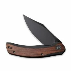 WEKNIFE Snick Flipper Knife Titanium Handle With Wood Inlay (3.47" CPM 20CV Blade) WE19022F-3 -WE KNIFE Sales weknife snick flipper knife titanium handle with wood inlay 347 cpm 20cv blade we19022f 3 546631