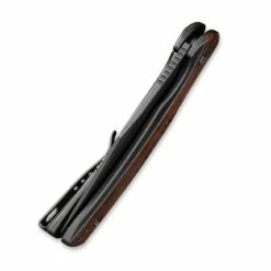 WEKNIFE Snick Flipper Knife Titanium Handle With Wood Inlay (3.47" CPM 20CV Blade) WE19022F-3 -WE KNIFE Sales weknife snick flipper knife titanium handle with wood inlay 347 cpm 20cv blade we19022f 3 825945