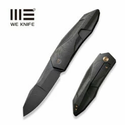 WEKNIFE Solid Flipper Knife Titanium Handle (3.88" CPM 20CV Blade) WE22028-5