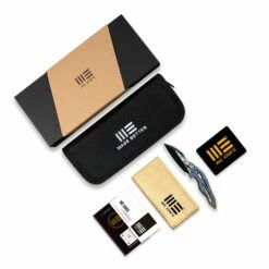 WEKNIFE Solid Flipper Knife Titanium Handle (3.88" CPM 20CV Blade) WE22028-1 -WE KNIFE Sales weknife solid flipper knife black titanium integral handle 388 black stonewashed cpm 20cv blade we22028 1 131350