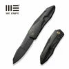 WEKNIFE Solid Flipper Knife Titanium Handle (3.88" CPM 20CV Blade) WE22028-1 -WE KNIFE Sales weknife solid flipper knife black titanium integral handle 388 black stonewashed cpm 20cv blade we22028 1 178012