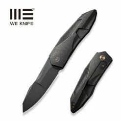 WEKNIFE Solid Flipper Knife Titanium Handle (3.88" CPM 20CV Blade) WE22028-1