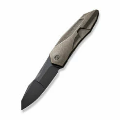 WEKNIFE Solid Flipper Knife Titanium Handle (3.88" CPM 20CV Blade) WE22028-3 18 WEKNIFE Solid Flipper Knife Titanium Handle (3.88" CPM 20CV Blade) WE22028-3 -WE KNIFE Sales weknife solid flipper knife bronze titanium integral handle 388 black stonewashed cpm 20cv blade we22028 3 194064