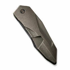 WEKNIFE Solid Flipper Knife Titanium Handle (3.88" CPM 20CV Blade) WE22028-3 21 WEKNIFE Solid Flipper Knife Titanium Handle (3.88" CPM 20CV Blade) WE22028-3 -WE KNIFE Sales weknife solid flipper knife bronze titanium integral handle 388 black stonewashed cpm 20cv blade we22028 3 564617