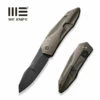 WEKNIFE Solid Flipper Knife Titanium Handle (3.88" CPM 20CV Blade) WE22028-3 -WE KNIFE Sales weknife solid flipper knife bronze titanium integral handle 388 black stonewashed cpm 20cv blade we22028 3 704740