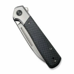 WEKNIFE Soothsayer Flipper Knife Titanium Handle With Carbon Fiber Inlay (3.48" CPM 20CV Blade) WE20050-1 -WE KNIFE Sales weknife soothsayer flipper knife titanium handle with carbon fiber inlay 348 cpm 20cv we20050 1 203589