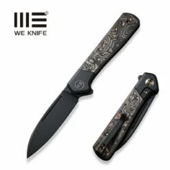 WEKNIFE Soothsayer Flipper Knife Titanium Handle With Carbon Fiber Inlay (3.48" CPM 20CV Blade) WE20050-2