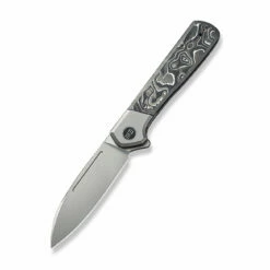 WEKNIFE Soothsayer Flipper Knife Titanium Handle With Carbon Fiber Inlay (3.48" CPM 20CV Blade) WE20050-3 -WE KNIFE Sales weknife soothsayer flipper knife titanium handle with carbon fiber inlay 348 cpm 20cv we20050 3 537600