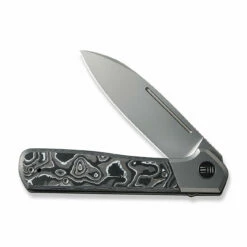 WEKNIFE Soothsayer Flipper Knife Titanium Handle With Carbon Fiber Inlay (3.48" CPM 20CV Blade) WE20050-3 -WE KNIFE Sales weknife soothsayer flipper knife titanium handle with carbon fiber inlay 348 cpm 20cv we20050 3 990554