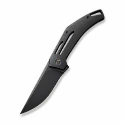 WEKNIFE Speedliner Flipper Knife Black Titanium Handle (3.39" Black Stonewashed CPM 20CV Blade) WE22045C-1 -WE KNIFE Sales weknife speedliner flipper knife black titanium handle 339 black stonewashed cpm 20cv blade we22045c 1 657084
