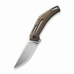 WEKNIFE Speedliner Flipper Knife Bronze Titanium Handle (3.39" Hand Rubbed Satin CPM 20CV Blade) WE22045C-2 -WE KNIFE Sales weknife speedliner flipper knife bronze titanium handle 339 hand rubbed satin cpm 20cv blade we22045c 2 276685
