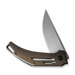 WEKNIFE Speedliner Flipper Knife Bronze Titanium Handle (3.39" Hand Rubbed Satin CPM 20CV Blade) WE22045C-2 -WE KNIFE Sales weknife speedliner flipper knife bronze titanium handle 339 hand rubbed satin cpm 20cv blade we22045c 2 712460