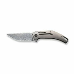WEKNIFE Speedliner Flipper Knife Gray Titanium Handle (3.39" Hakkapella Damasteel Blade) WE22045C-DS1 -WE KNIFE Sales weknife speedliner flipper knife gray titanium handle 339 hakkapella damasteel blade we22045c ds1 394683