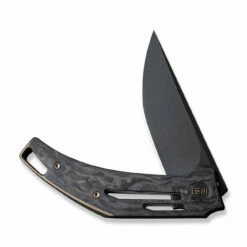 WEKNIFE Speedliner Flipper Knife Shredded Carbon Fiber Handle (3.39" Black Stonewashed CPM 20CV Blade) WE22045B-2 -WE KNIFE Sales weknife speedliner flipper knife shredded carbon fiber handle 339 black stonewashed cpm 20cv blade we22045b 2 798398