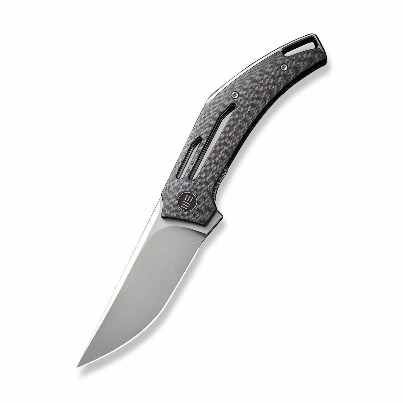 WEKNIFE Speedliner Flipper Knife Twill Carbon Fiber Handle (3.39" Silver Bead Blasted CPM 20CV Blade) WE22045B-1 5 WEKNIFE Speedliner Flipper Knife Twill Carbon Fiber Handle (3.39" Silver Bead Blasted CPM 20CV Blade) WE22045B-1 - Image 3