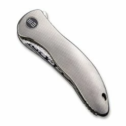 WEKNIFE Synergy2 Flipper Knife Titanium Integral Handle (3.49" Hakkapella Damasteel Blade) 912DS-1 -WE KNIFE Sales weknife synergy2 flipper knife titanium integral handle 349 hakkapella damasteel blade 912ds 1 752368