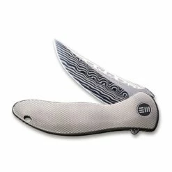 WEKNIFE Synergy2 Flipper Knife Titanium Integral Handle (3.49" Hakkapella Damasteel Blade) 912DS-1 -WE KNIFE Sales weknife synergy2 flipper knife titanium integral handle 349 hakkapella damasteel blade 912ds 1 911136