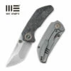 WEKNIFE Thug Thumb Stud Knife Carbon Fiber With Titanium Lock Side Handle (2.69" CPM 20CV Blade) 2103C -WE KNIFE Sales weknife thug thumb stud knife carbon fiber with titanium lock side handle 269 cpm 20cv blade 2103c 761321