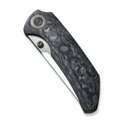 WEKNIFE Thug XL Thumb Stud Knife Carbon Fiber With Titanium Lock Side Handle (3.35" CPM 20CV Blade) WE20028E-1 -WE KNIFE Sales weknife thug xl thumb stud knife carbon fiber with titanium lock side handle 335 cpm 20cv blade we20028e 1 315545