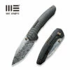 WEKNIFE Trogon Thumb Stud Knife Titanium Handle (3.2" Damasteel Blade) WE22002B-DS1 -WE KNIFE Sales weknife trogon thumb stud knife titanium handle 32 damasteel blade we22002b ds1 685448