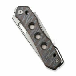 WEKNIFE Vision R Manual Thumb Knife Titanium Handle (3.54" CPM 20CV Blade) WE21031-6 -WE KNIFE Sales weknife vision r manual thumb knife tiger stripe pattern flamed titanium handle 354 silver bead blasted cpm 20cv blade we21031 6 131154