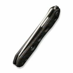 WEKNIFE Vision R Manual Thumb Knife Titanium Handle (3.54" CPM 20CV Blade) WE21031-6 -WE KNIFE Sales weknife vision r manual thumb knife tiger stripe pattern flamed titanium handle 354 silver bead blasted cpm 20cv blade we21031 6 381724