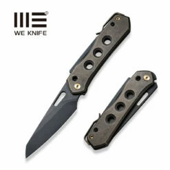 WEKNIFE Vision R Manual Thumb Knife Titanium Handle (3.54" CPM 20CV Blade) WE21031-4