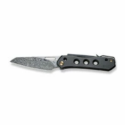 WEKNIFE Vision R Manual Thumb Knife Titanium Handle (3.54" Damasteel Blade) WE21031-DS1 -WE KNIFE Sales weknife vision r manual thumb knife titanium handle 354 damasteel blade we21031 ds1 559390