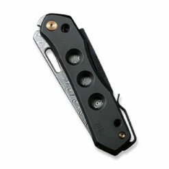 WEKNIFE Vision R Manual Thumb Knife Titanium Handle (3.54" Damasteel Blade) WE21031-DS1 -WE KNIFE Sales weknife vision r manual thumb knife titanium handle 354 damasteel blade we21031 ds1 759182