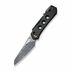 WEKNIFE Vision R Manual Thumb Knife Titanium Handle (3.54" Damasteel Blade) WE21031-DS1 -WE KNIFE Sales weknife vision r manual thumb knife titanium handle 354 damasteel blade we21031 ds1 862455