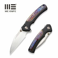 New Release 3 WEKNIFE Ziffius Flipper & Thumb Stud & Button Lock Knife Titanium Handle (3.7" CPM 20CV Blade) WE22024D-2