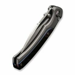 WEKNIFE Ziffius Flipper & Thumb Stud & Button Lock Knife Gray Titanium Handle With Flamed Titanium Integral Spacer (3.7" Hand Rubbed Satin CPM 20CV Blade) WE22024D-4 -WE KNIFE Sales weknife ziffius flipper thumb stud button lock knife gray titanium handle with flamed titanium integral spacer 37 hand rubbed satin cpm 20cv blade we22024d 4 144928